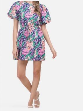 Pretty, Feminine, Melloday Floral Puff Sleeve Mini Dress